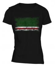 Ichkeria Distressed Flag Ladies T-Shirt