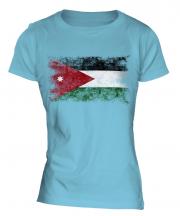 Jordan Distressed Flag Ladies T-Shirt