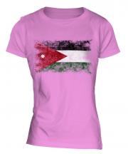 Jordan Distressed Flag Ladies T-Shirt