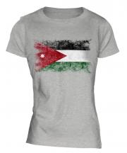 Jordan Distressed Flag Ladies T-Shirt