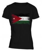 Jordan Distressed Flag Ladies T-Shirt