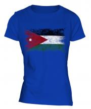 Jordan Distressed Flag Ladies T-Shirt