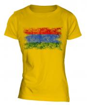 Karelia Distressed Flag Ladies T-Shirt