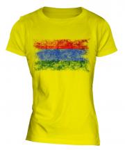 Karelia Distressed Flag Ladies T-Shirt