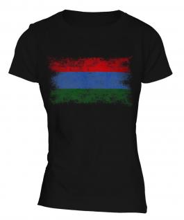 Karelia Distressed Flag Ladies T-Shirt
