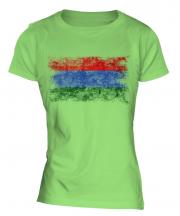 Karelia Distressed Flag Ladies T-Shirt