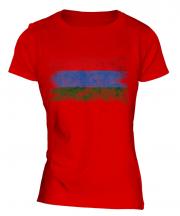 Karelia Distressed Flag Ladies T-Shirt