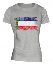 Khakassia Distressed Flag Ladies T-Shirt