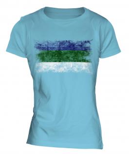 Komi Distressed Flag Ladies T-Shirt