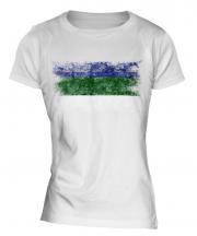 Komi Distressed Flag Ladies T-Shirt