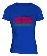 Kuban Peoples Republic Distressed Flag Ladies T-Shirt