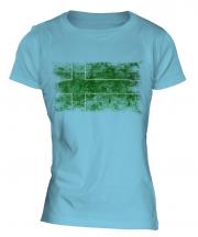 Ladonia Distressed Flag Ladies T-Shirt