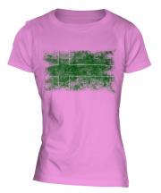 Ladonia Distressed Flag Ladies T-Shirt