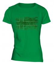 Ladonia Distressed Flag Ladies T-Shirt