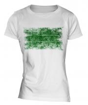 Ladonia Distressed Flag Ladies T-Shirt