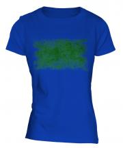 Libya Distressed Flag Ladies T-Shirt