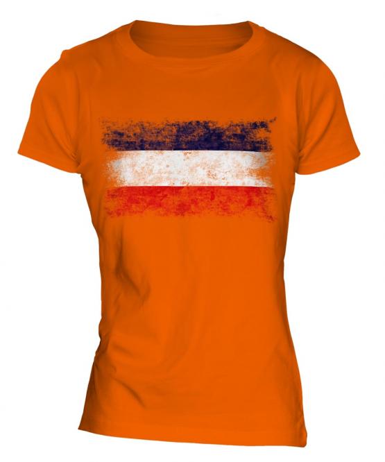 Los Altos Distressed Flag Ladies T-Shirt