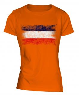 Los Altos Distressed Flag Ladies T-Shirt