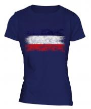Los Altos Distressed Flag Ladies T-Shirt