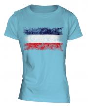 Los Altos Distressed Flag Ladies T-Shirt
