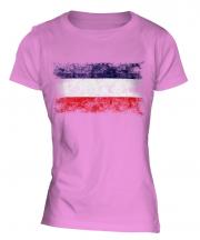Los Altos Distressed Flag Ladies T-Shirt