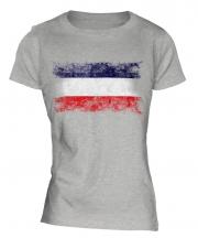 Los Altos Distressed Flag Ladies T-Shirt