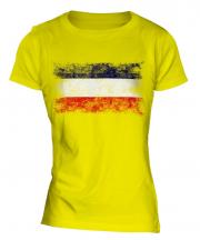 Los Altos Distressed Flag Ladies T-Shirt