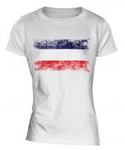 Los Altos Distressed Flag Ladies T-Shirt