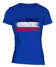 Los Altos Distressed Flag Ladies T-Shirt