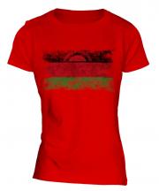 Malawi Distressed Flag Ladies T-Shirt