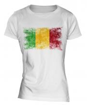 Mali Distressed Flag Ladies T-Shirt