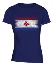 Mordovia Distressed Flag Ladies T-Shirt