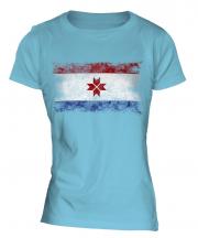 Mordovia Distressed Flag Ladies T-Shirt