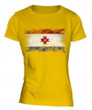 Mordovia Distressed Flag Ladies T-Shirt