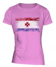 Mordovia Distressed Flag Ladies T-Shirt