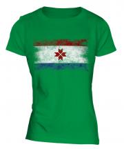 Mordovia Distressed Flag Ladies T-Shirt