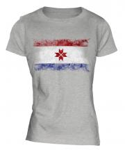 Mordovia Distressed Flag Ladies T-Shirt