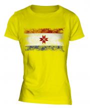 Mordovia Distressed Flag Ladies T-Shirt