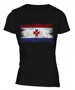 Mordovia Distressed Flag Ladies T-Shirt