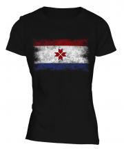 Mordovia Distressed Flag Ladies T-Shirt