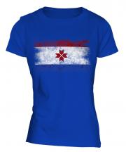 Mordovia Distressed Flag Ladies T-Shirt