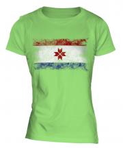 Mordovia Distressed Flag Ladies T-Shirt