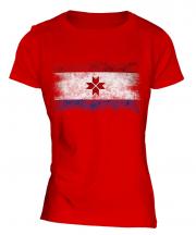 Mordovia Distressed Flag Ladies T-Shirt