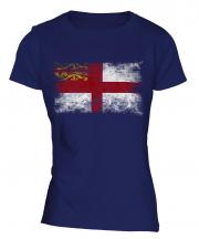 Sark Distressed Flag Ladies T-Shirt