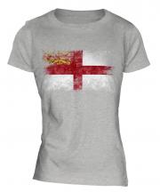 Sark Distressed Flag Ladies T-Shirt