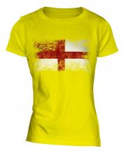Sark Distressed Flag Ladies T-Shirt