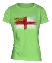 Sark Distressed Flag Ladies T-Shirt