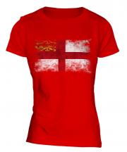 Sark Distressed Flag Ladies T-Shirt