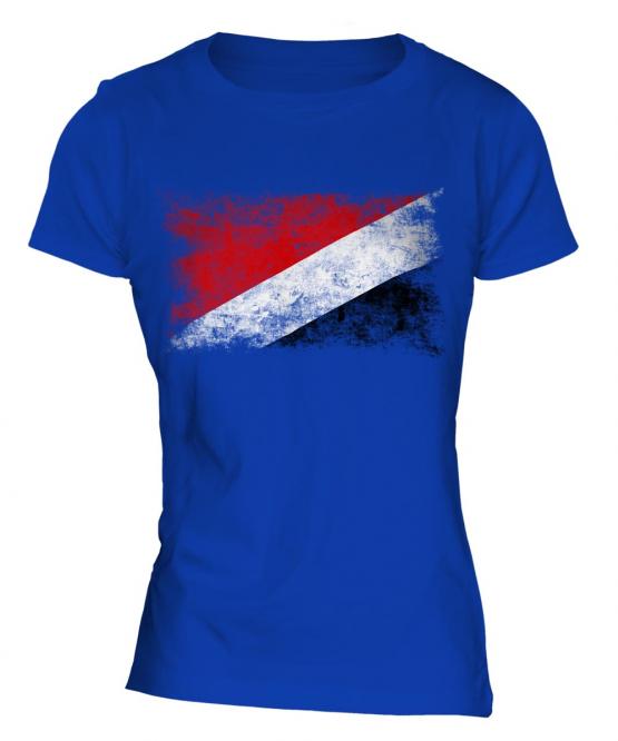 Sealand Distressed Flag Ladies T-Shirt