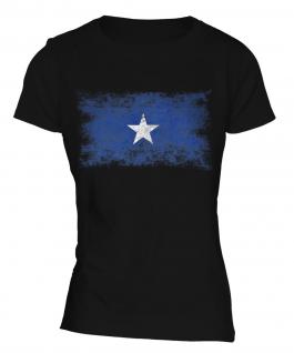 Somalia Distressed Flag Ladies T-Shirt